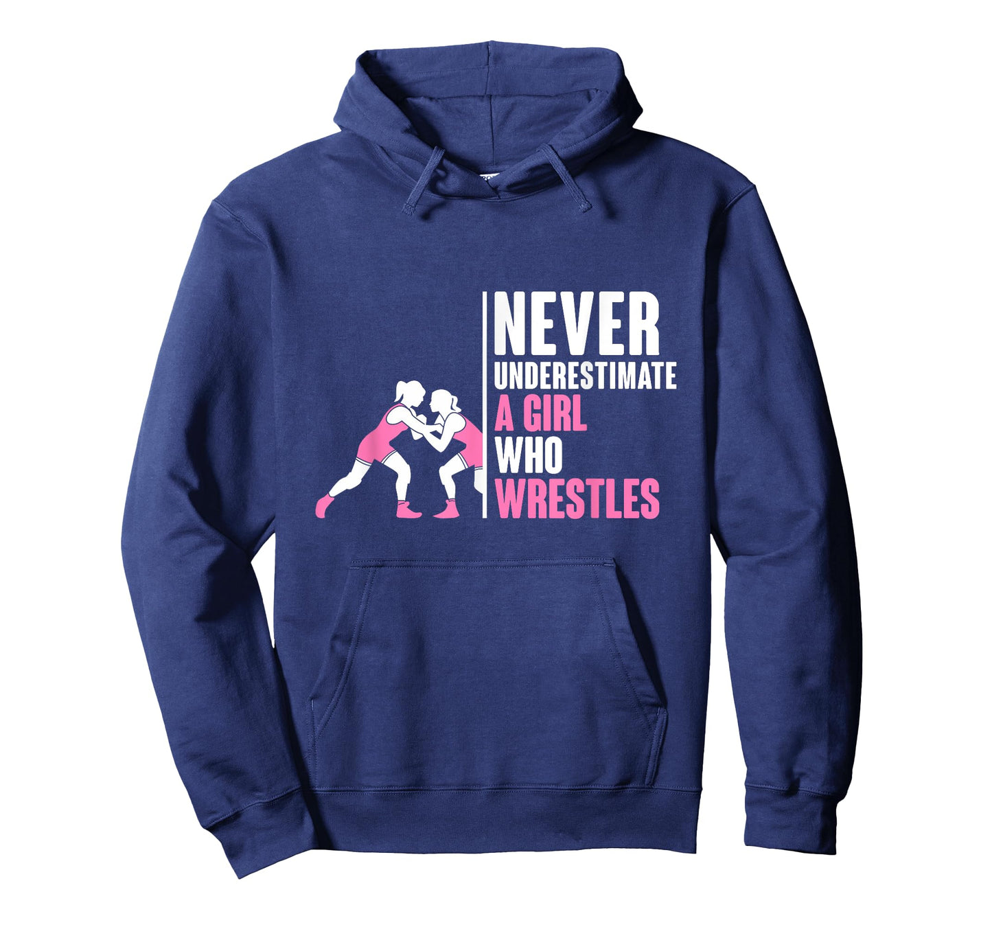 Never Underestimate A Girl Who Wrestles Wrestling T-Shirt