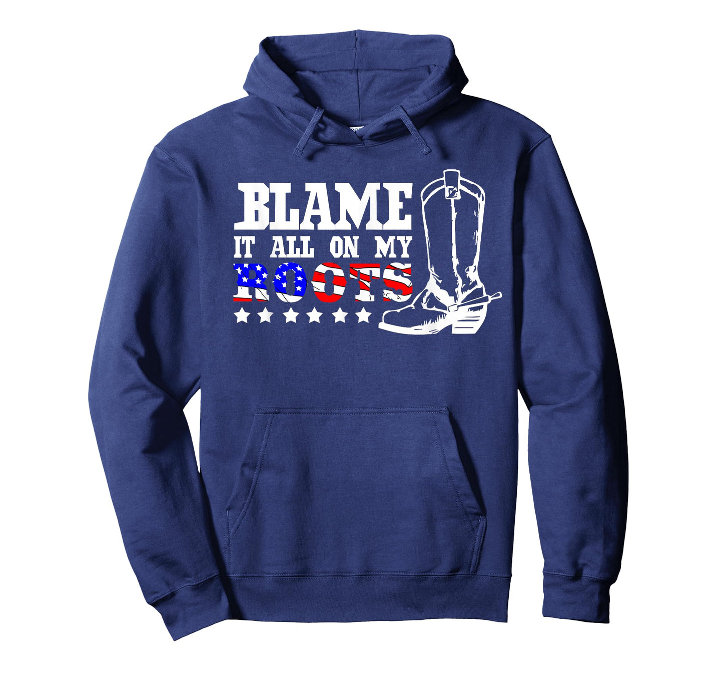 Blame It All On My Roots-Garth Country Music Men Women T-Shirt