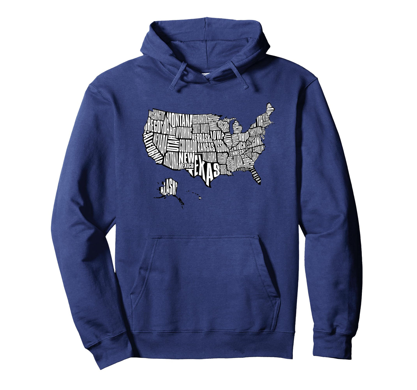 Map Of USA - US Map 50 United States Geography Lesson T-Shirt