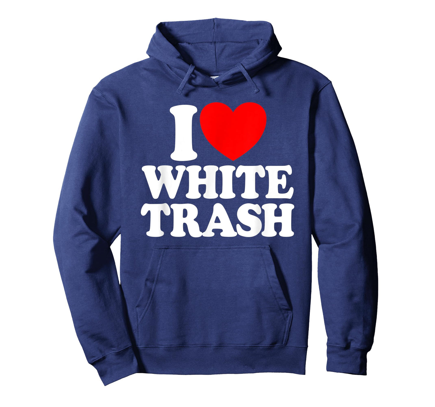 I Love White Trash Funny Redneck I Heart White Trash T-Shirt
