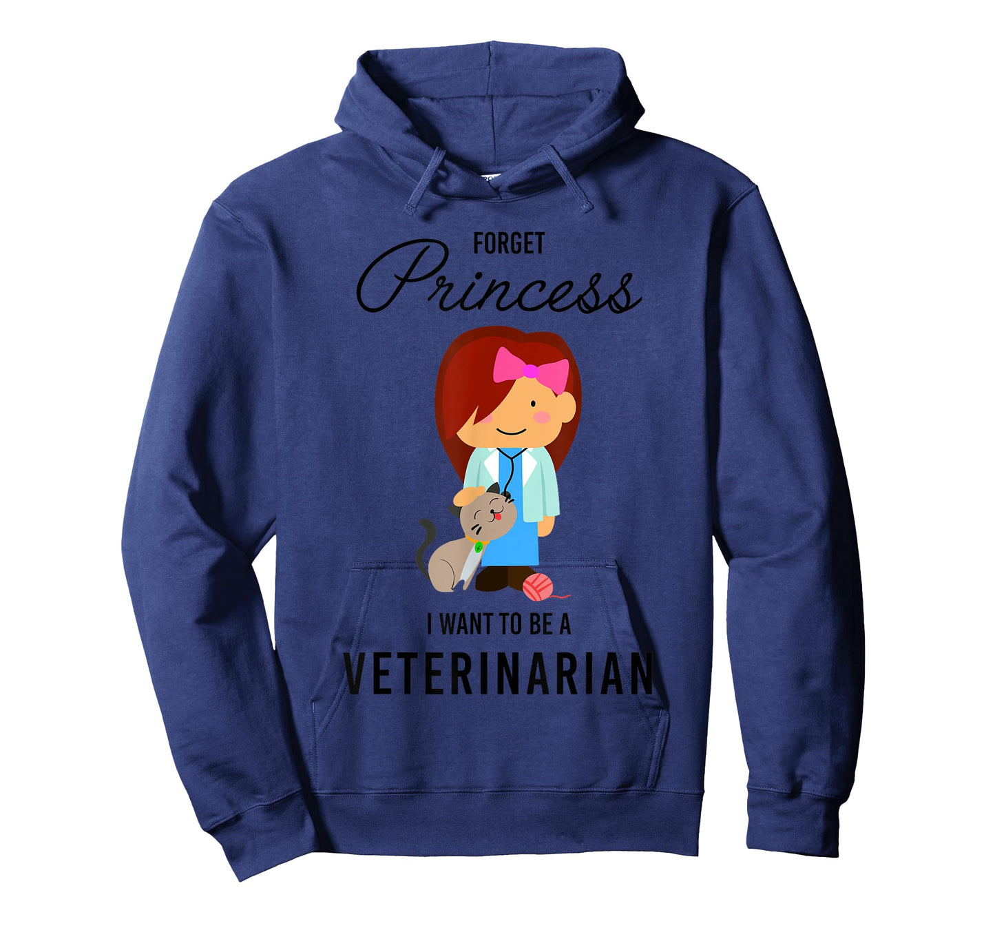 Forget Princess I Want to be a Veterinarian Kids Girl T-Shirt