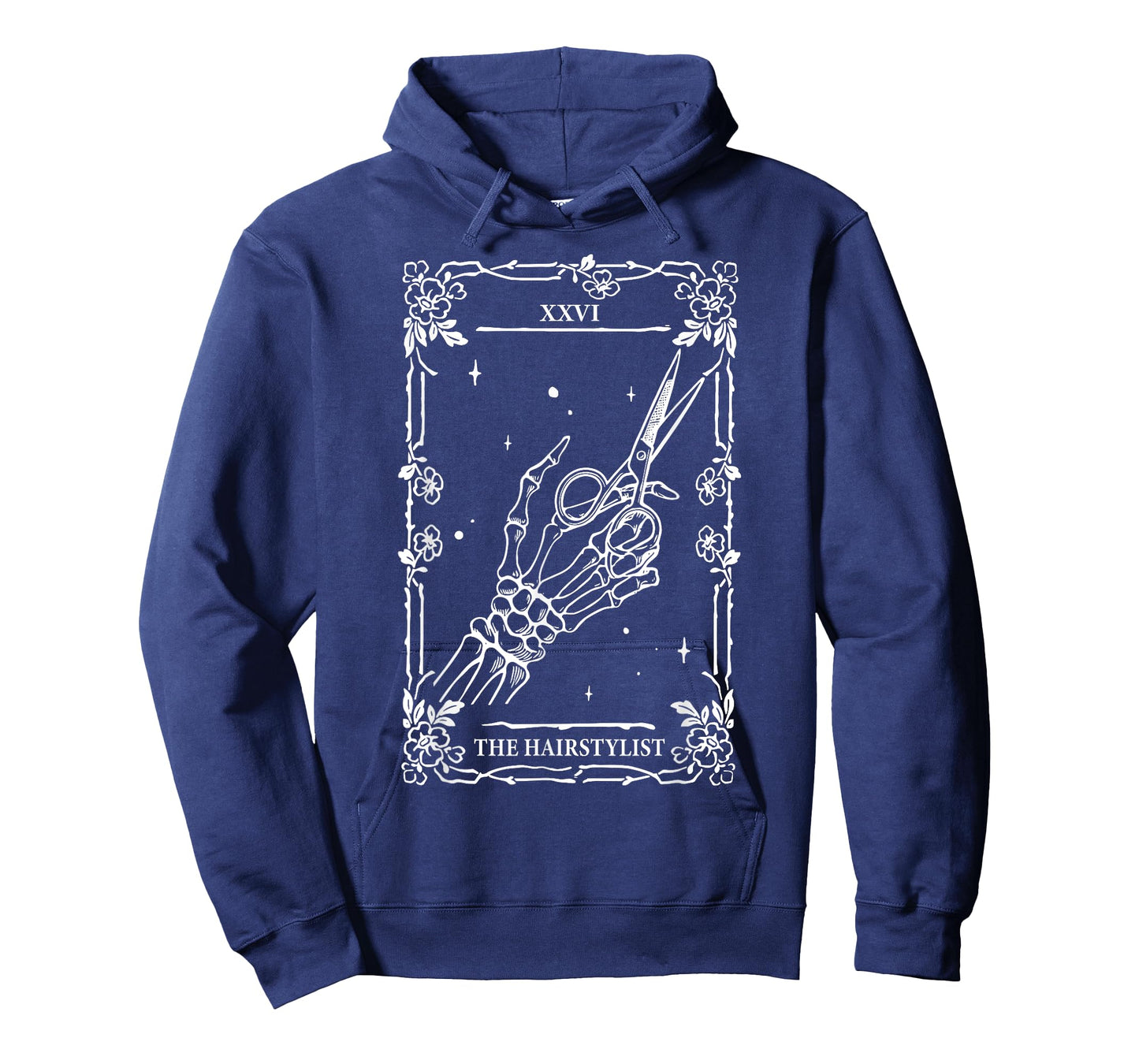 The Hairstylist Tarot Card Skeleton Hand Salon Hairdresser T-Shirt