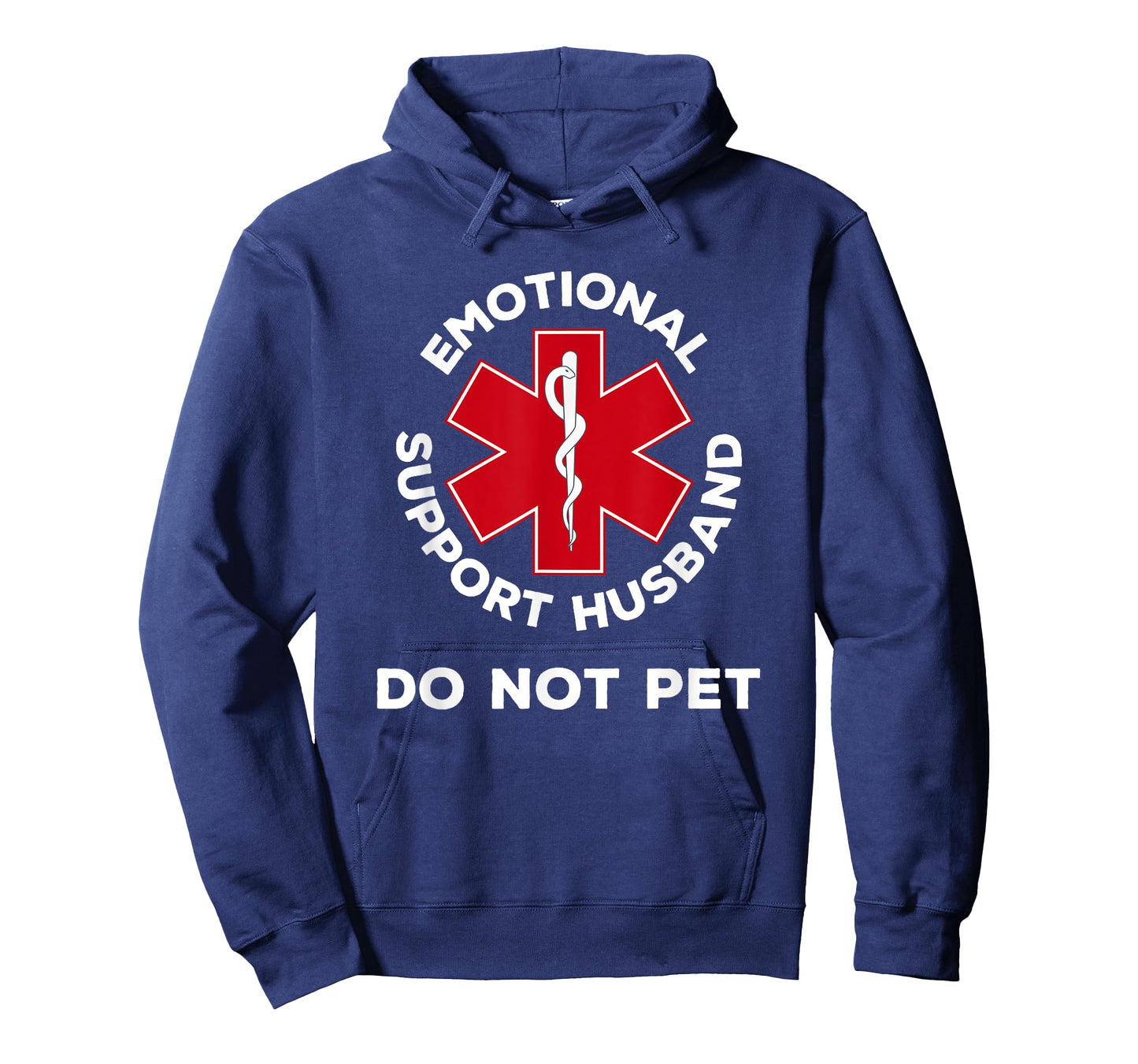Do Not Pet Emotional Support Husband Human Funny Wife T-Shirt