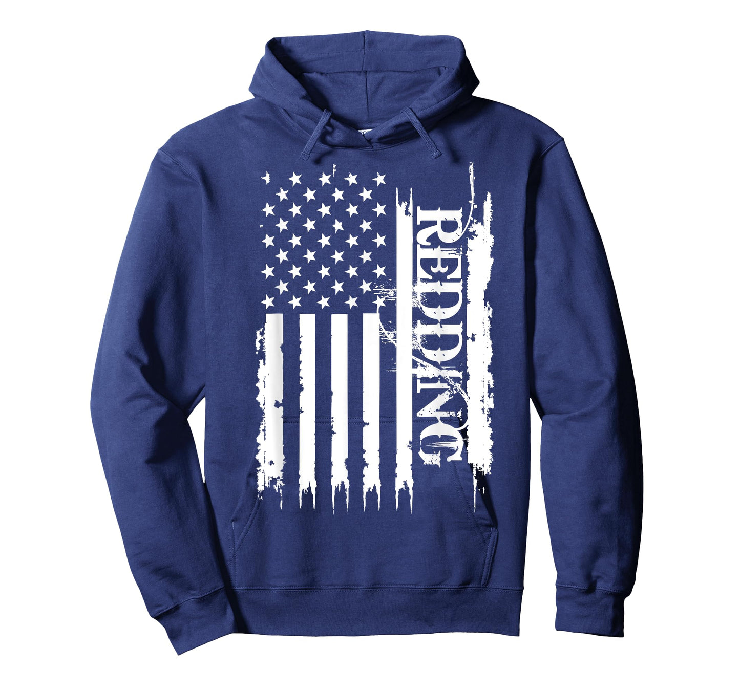 Redding United States Distressed w US Flag T-Shirt