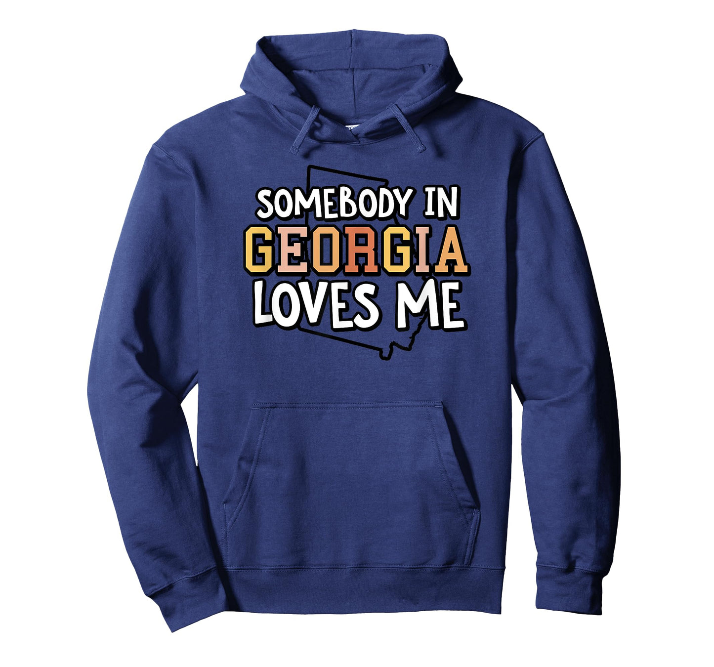 Somebody In Georgia Loves Me Funny USA State Travel T-Shirt
