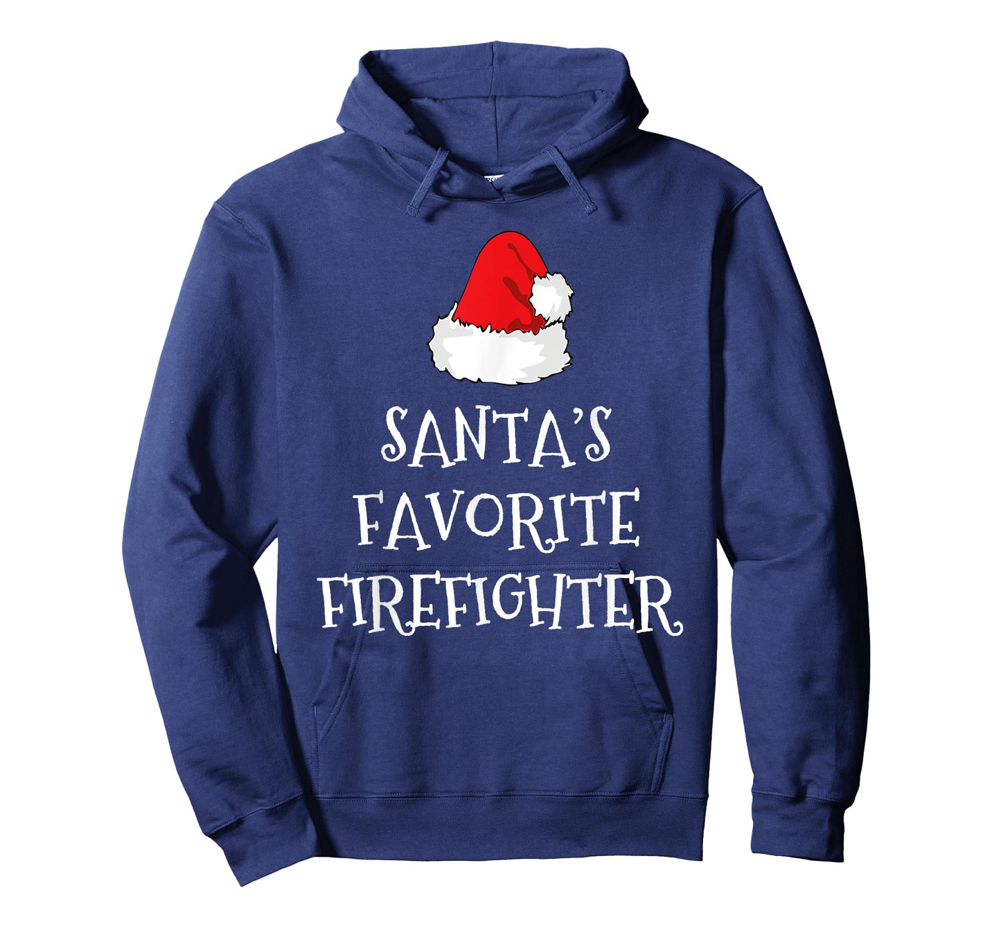Santa's Favorite Firefighter Christmas Funny Xmas Fireman T-Shirt