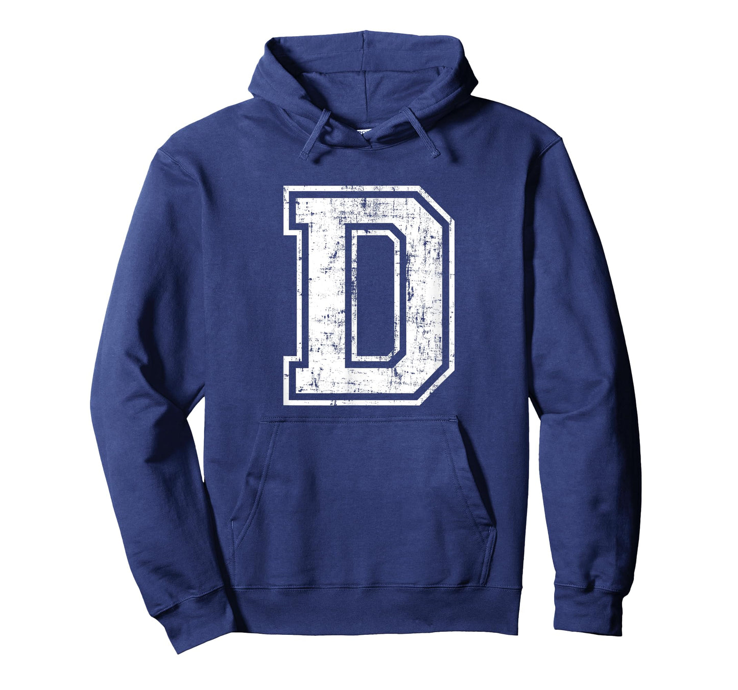 Letter D Uppercase Alphabet Initial School College Varsity T-Shirt