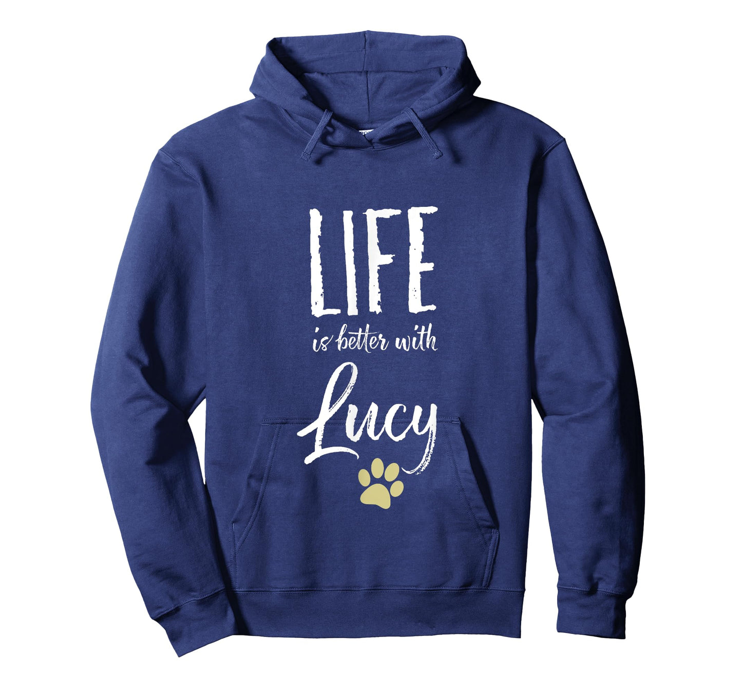 Life ist better with Lucy Dog Name T-Shirt Gift Shirt T-Shirt