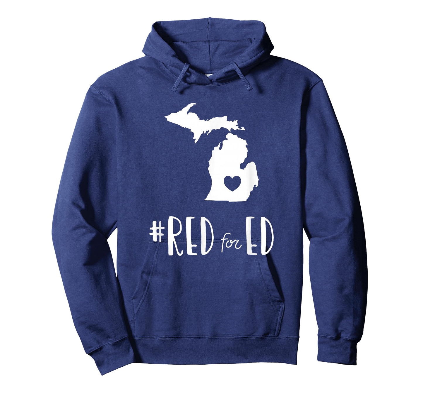 Red For Ed Michigan Teacher Public Education T-Shirt