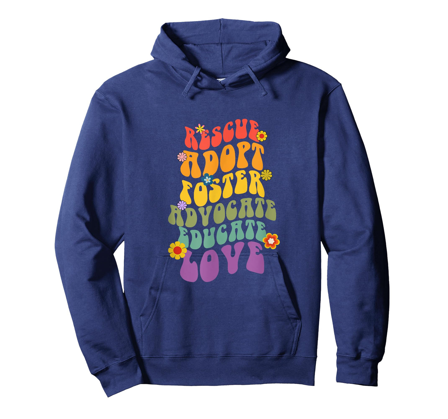 Rescue Adopt Foster Advocate Groovy Dog Mom Rescue Adoption T-Shirt for Men Women