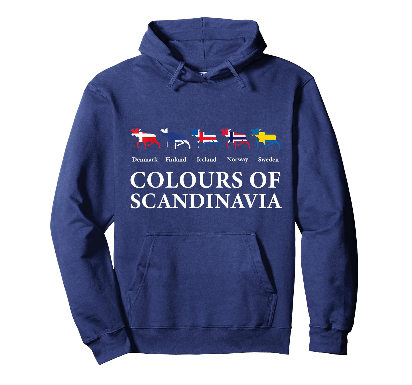 Colours of Scandinavia Scandinavian European Countries T-Shirt