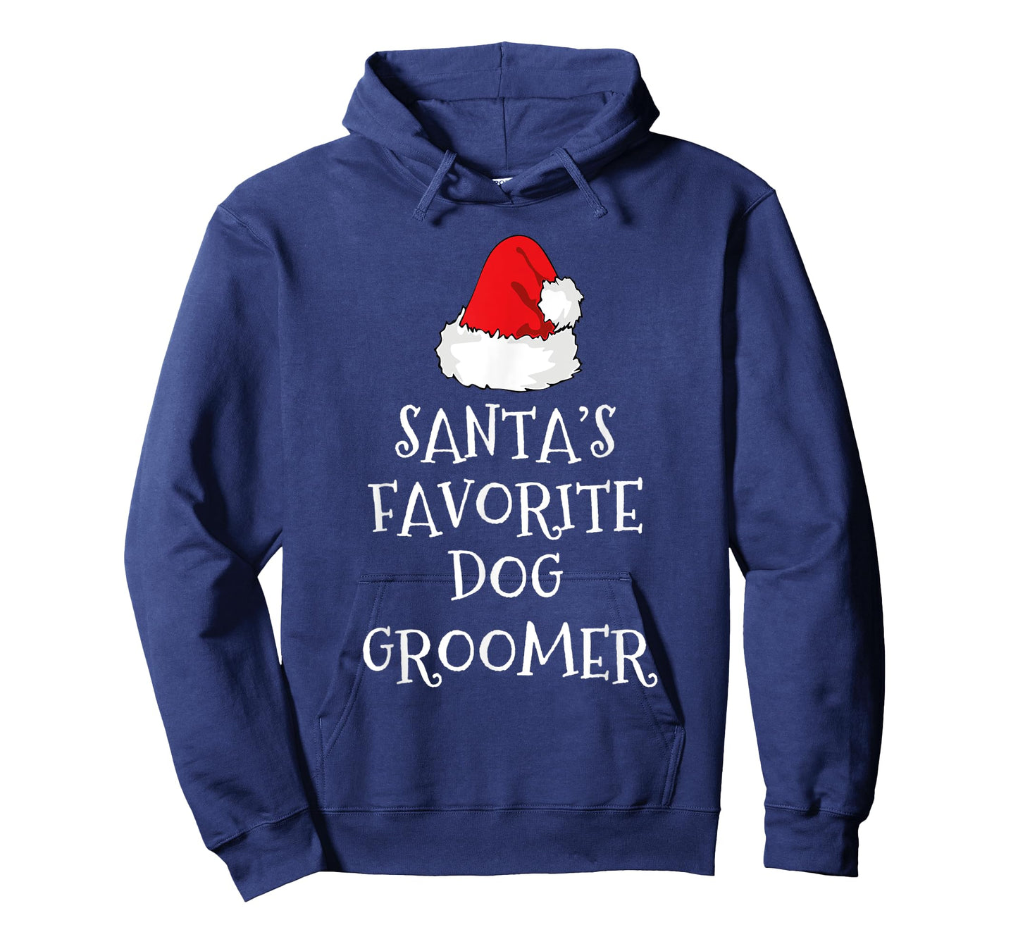 Santa's Favorite Dog Groomer Gift Funny Christmas Grooming T-Shirt