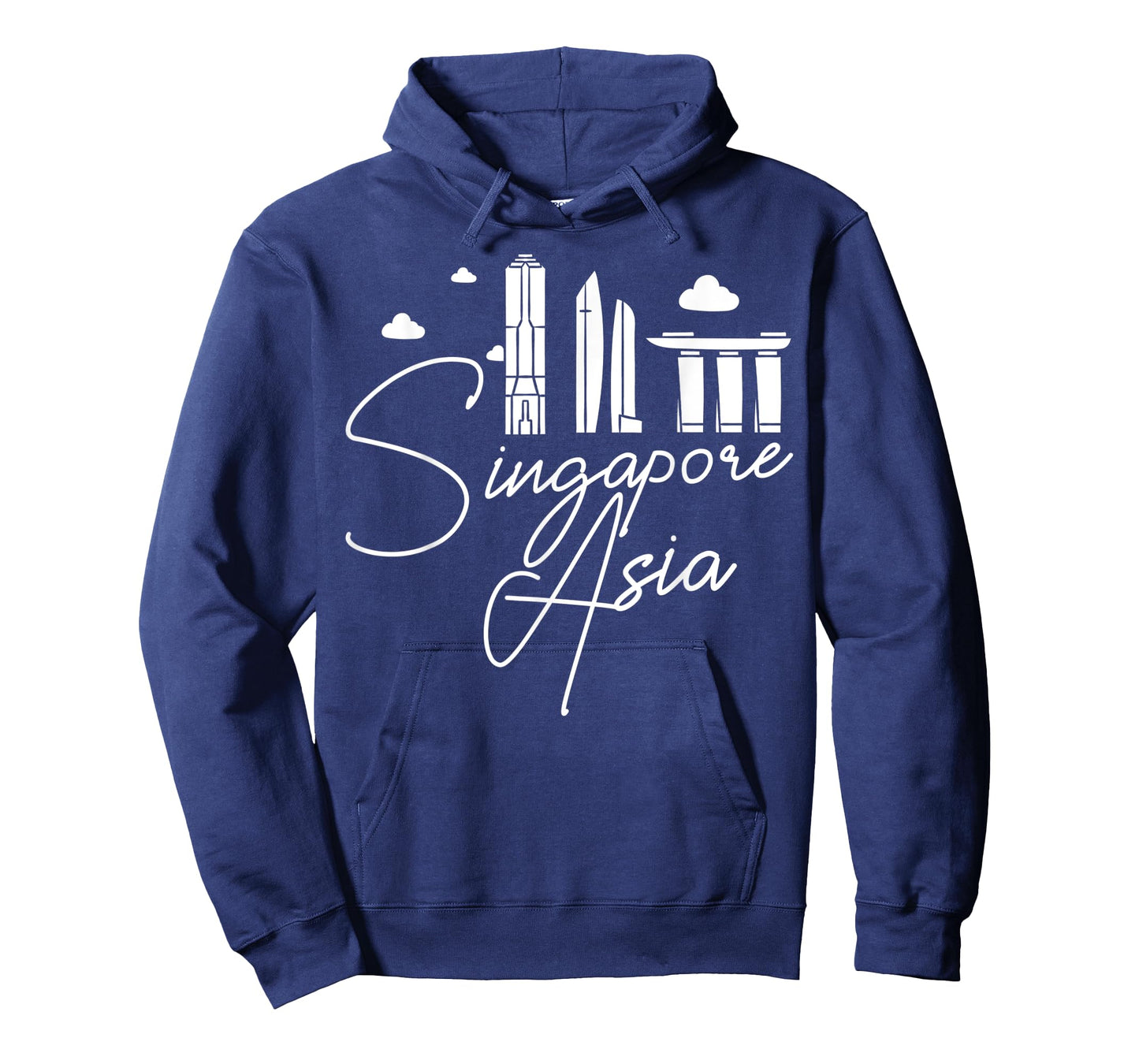 Singapore Asia City Skyline Map Travel T-Shirt