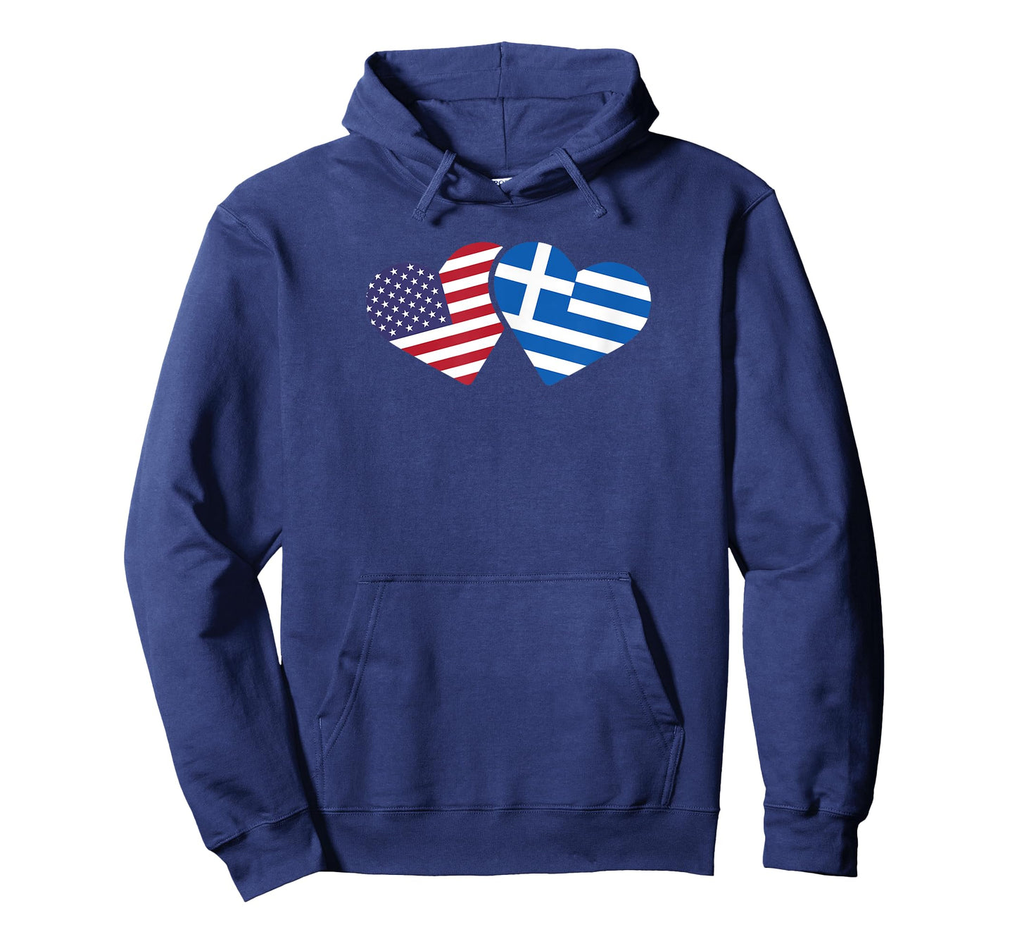 Greece USA Flag T Shirt Heart Greek American Love T-Shirt for Kids Men