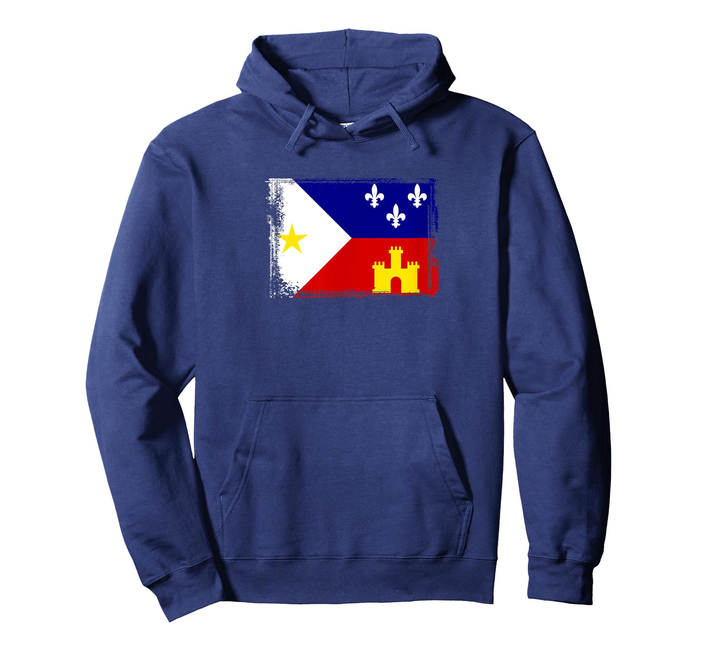 Louisiana Cajun Acadiana Flag T-Shirt