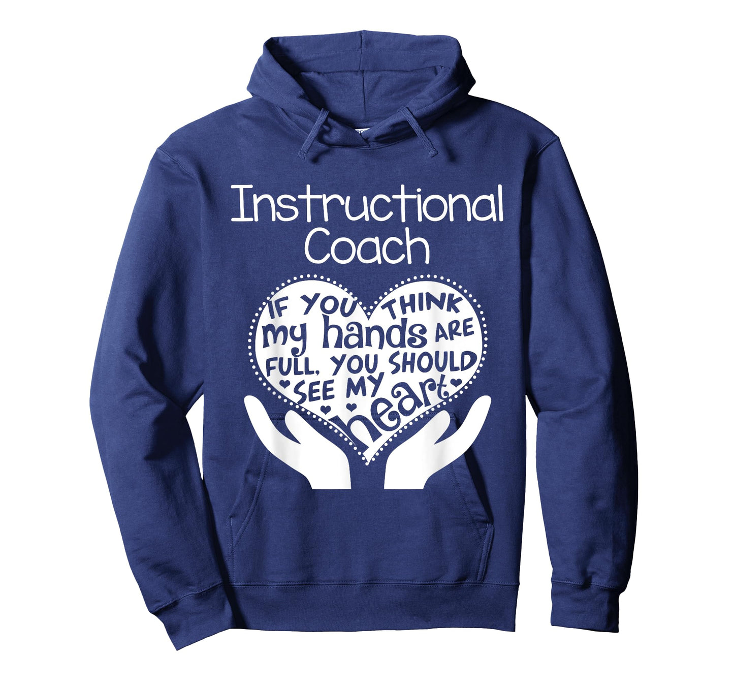 Instructional Coach Teacher T shirt Heart Hands School Gift T-Shirt