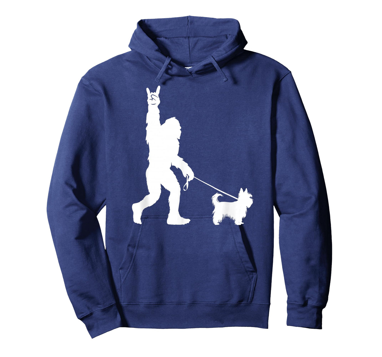 Bigfoot Walking Yorkshire Terrier Sasquatch Yorkie Dog T-Shirt