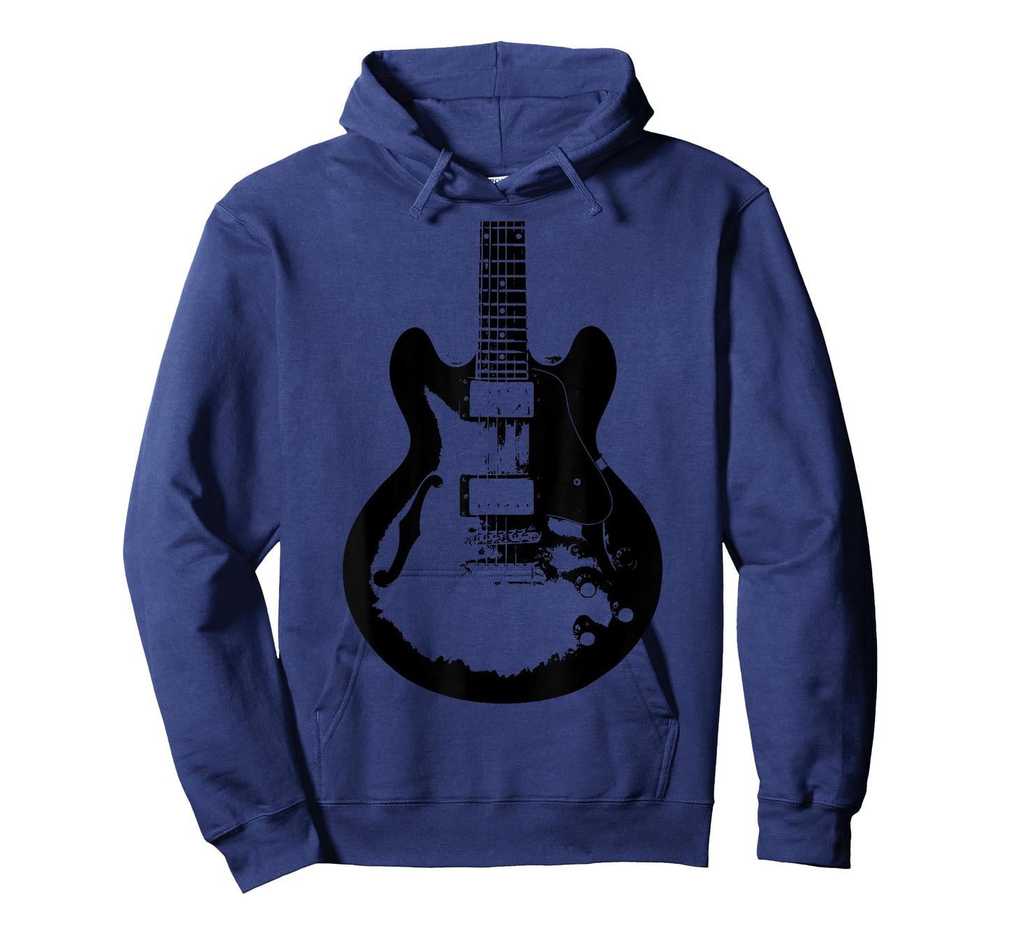 Guitar Silhouette Music Band Rock Grunge Vintage Graphic Art T-Shirt