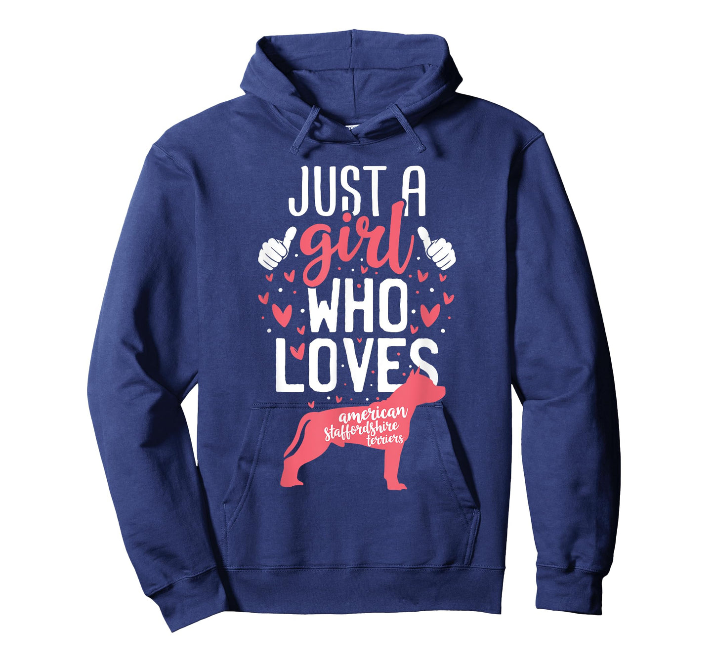 Just a Girl Who Loves American Staffordshire Terriers Dogs T-Shirt