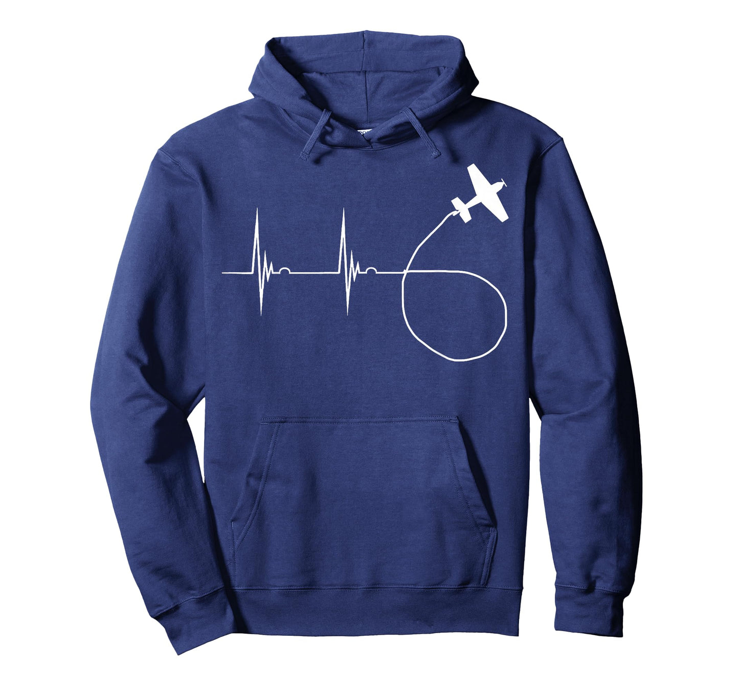 Aerobatic Heartbeat Pulse Biplane EKG Pulseline Airshow T-Shirt