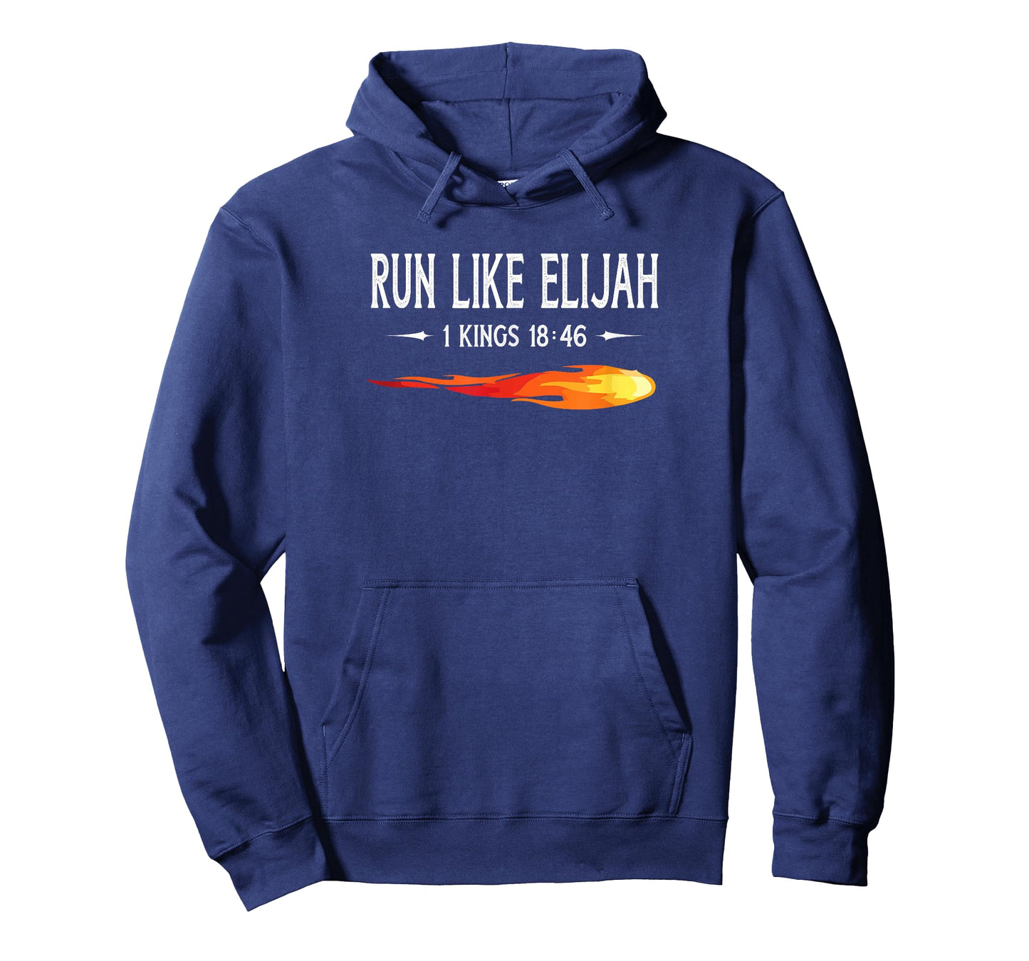 Run Like Elijah Funny Christian Runner Bible Verse T-Shirt
