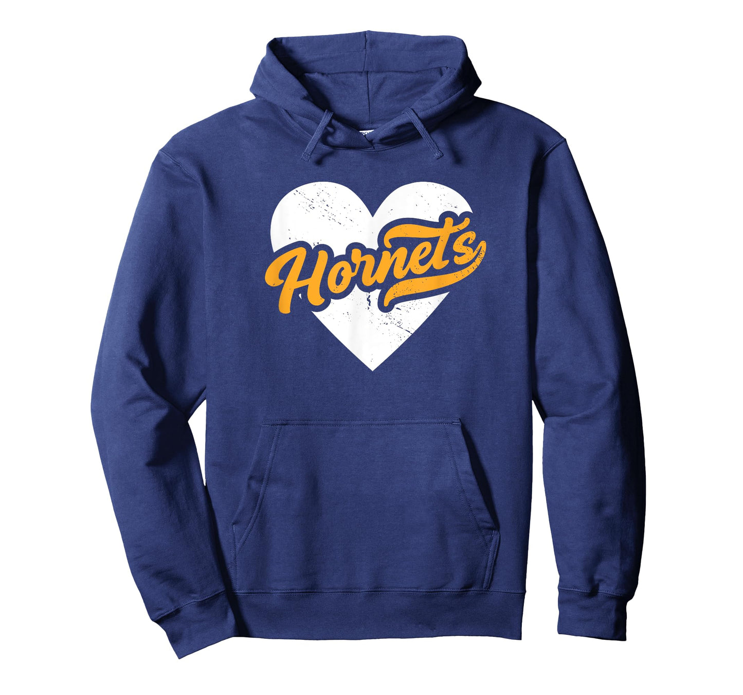 Vintage Hornets High School Go Hornets Pride Heart T-Shirt