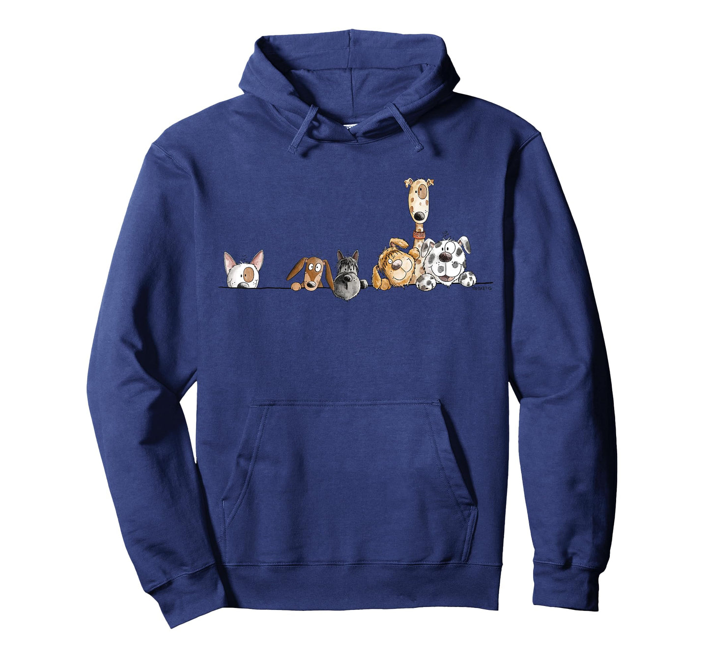 Droll Dogs Team I Funny Puppy Dog Lover Cartoon Fun T-Shirt