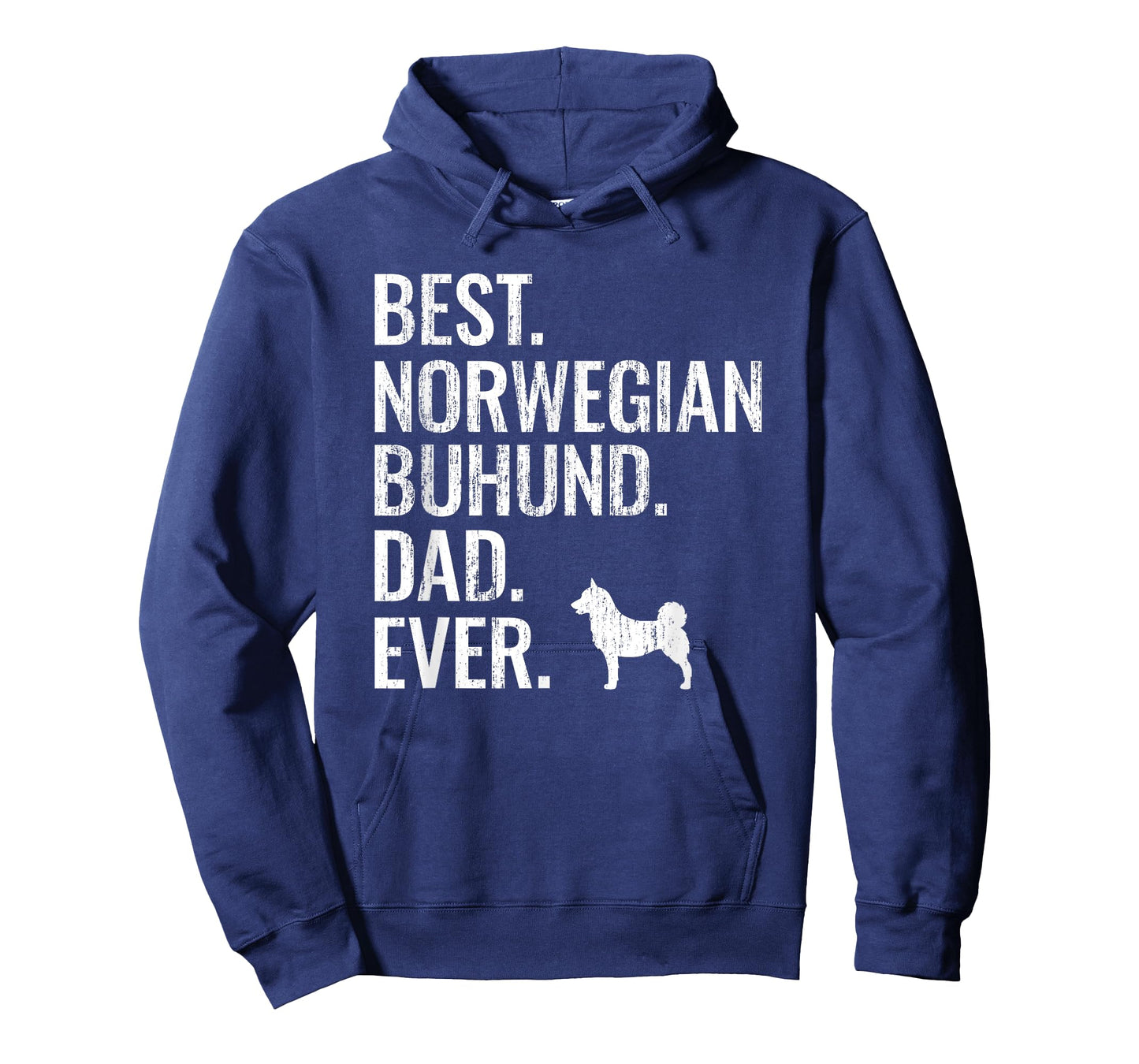 Best Norwegian Buhund Dad Ever - Cool Dog Owner Gift Men T-Shirt