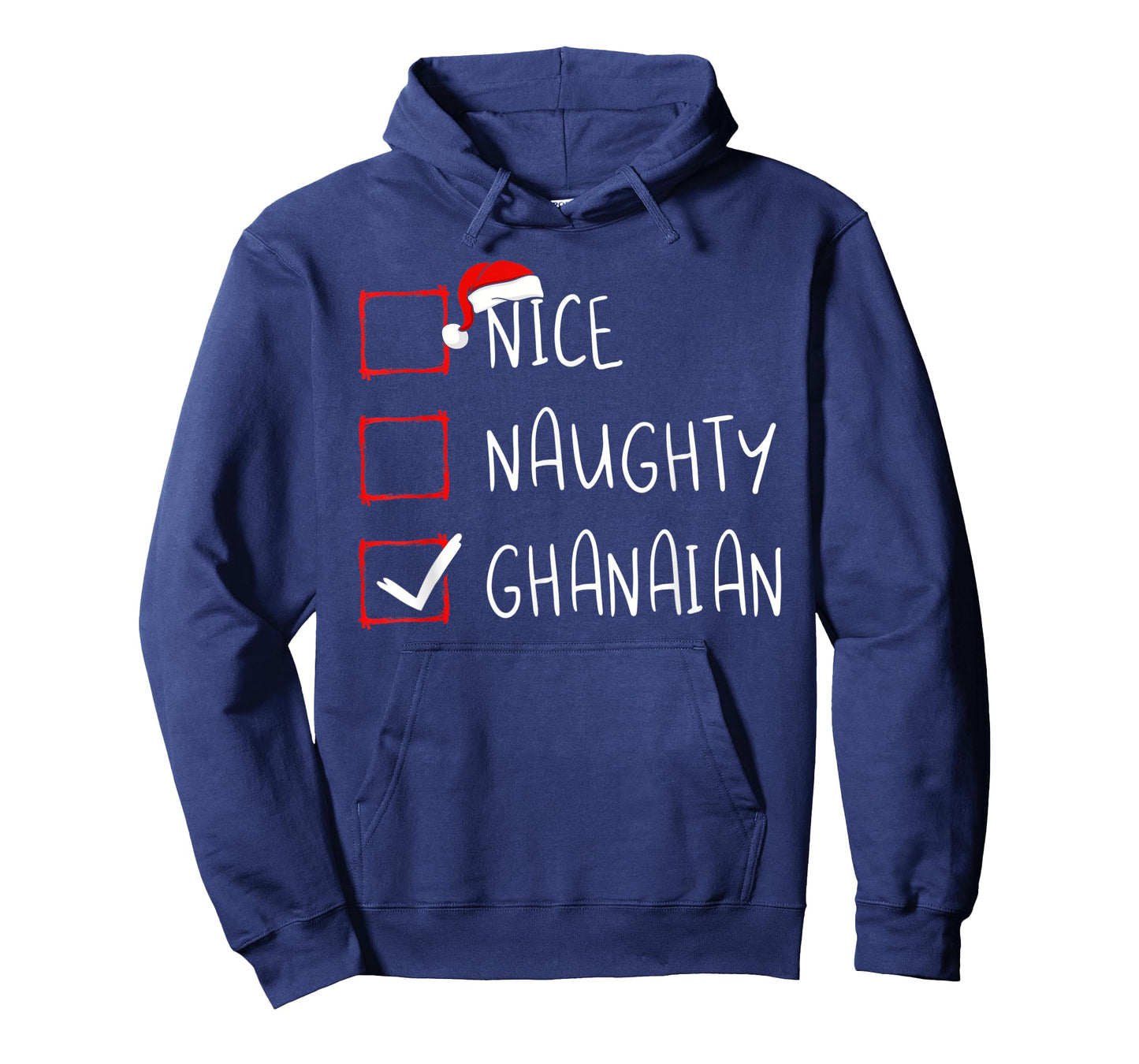 Nice Naughty Ghanaian Christmas Ghana Heritage Roots T-Shirt