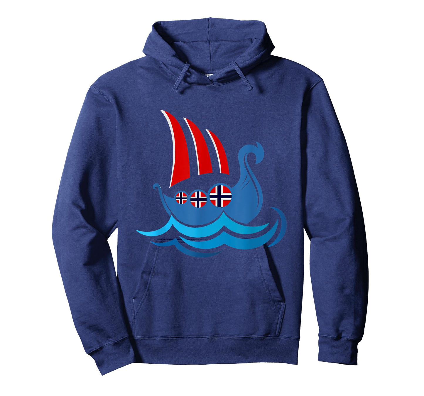 Nordic Norwegian Flag Scandinavia Ship Norway T-Shirt