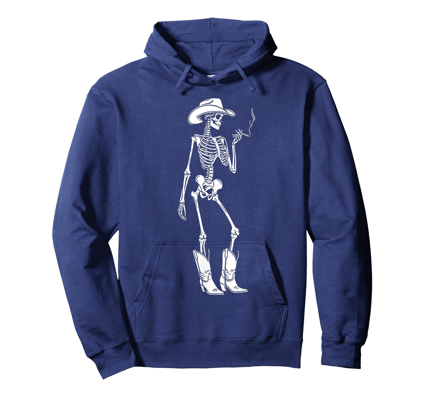 Skeleton Cowgirl Smoking Western Gothic Dark Grunge Goth T-Shirt