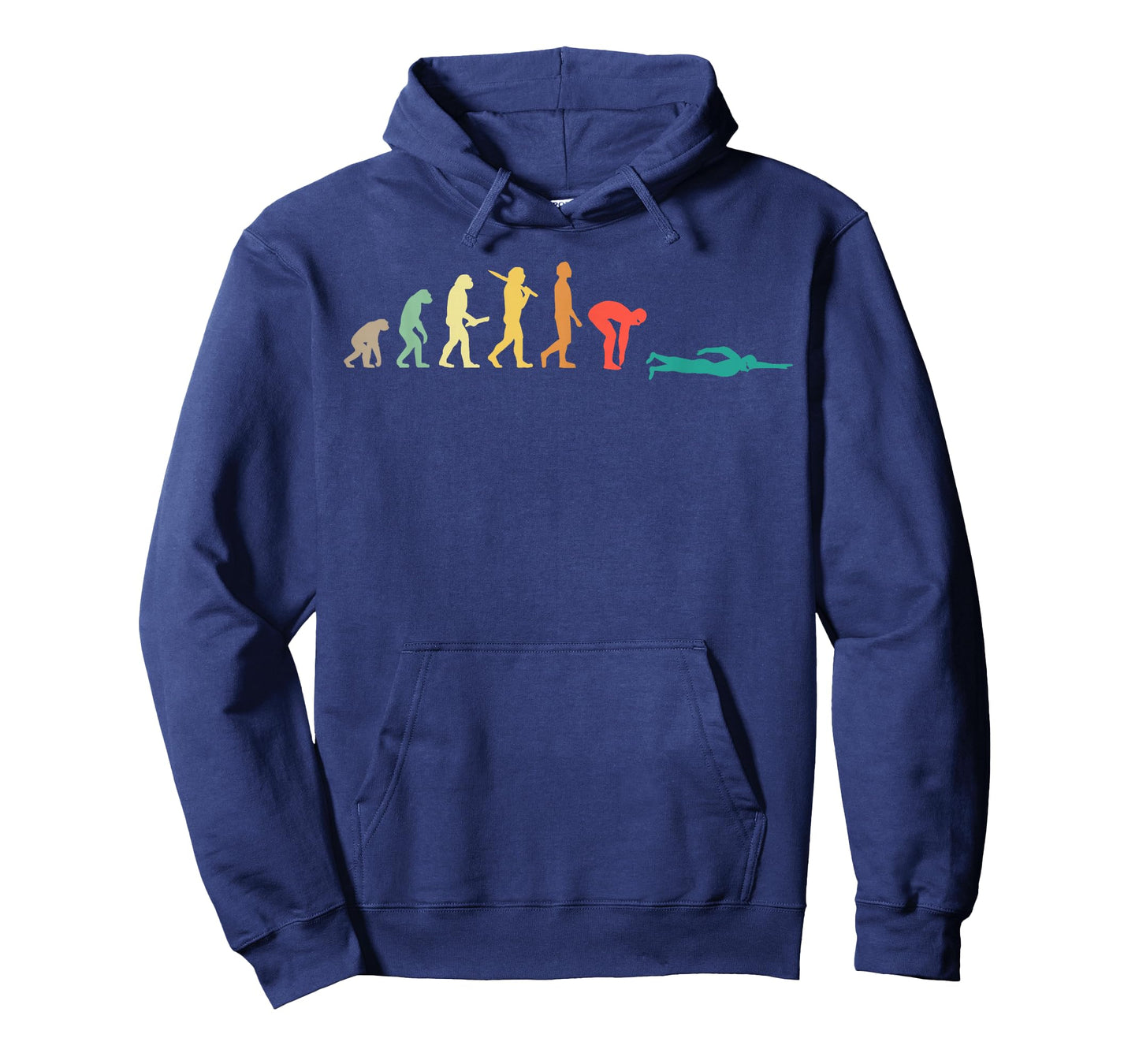 Retro Swimming Evolution Gift for Swimmers T-Shirt Small