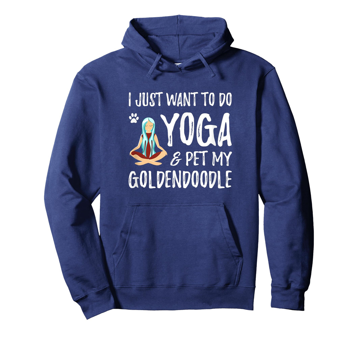 Yoga and Goldendoodle T-Shirt for Funny Dog Mom T-Shirt for Men Women Kids