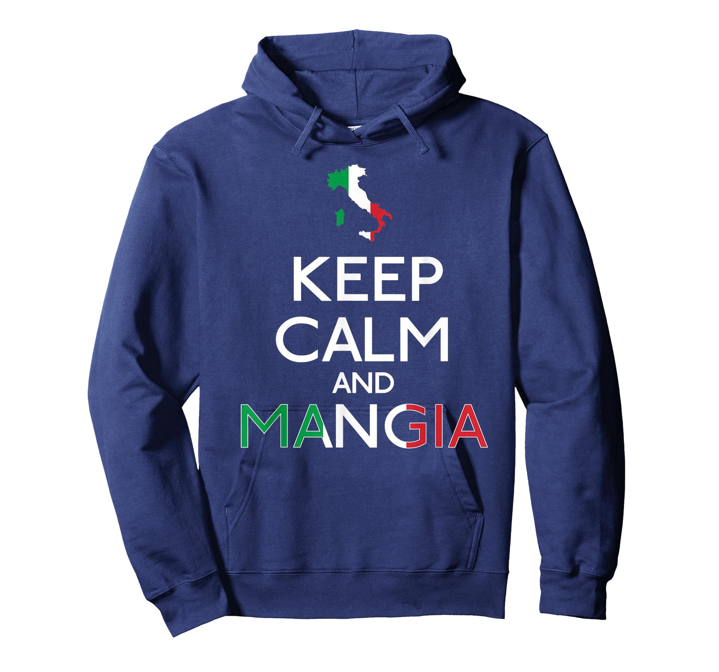 Funny Italian Food Keep Calm and Mangia T-Shirt