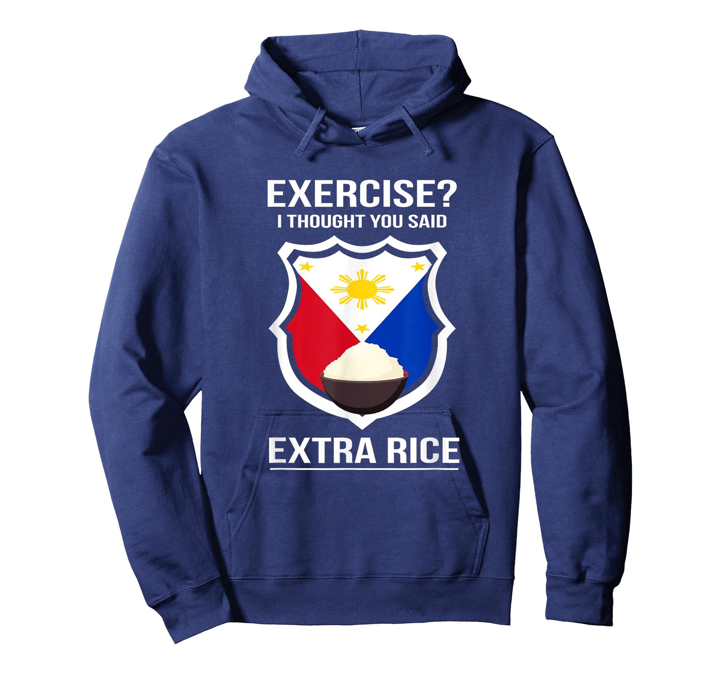 Funny Filipina Filipino Food Joke Rice Philippines T-Shirt Small