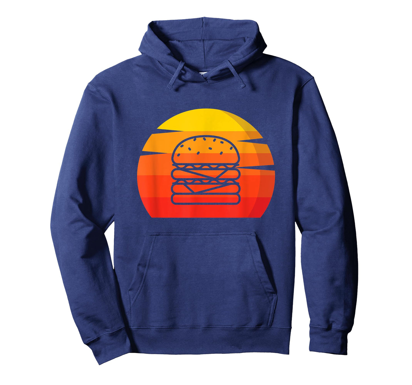 Retro Burger Vintage Design Cheeseburger T-Shirt