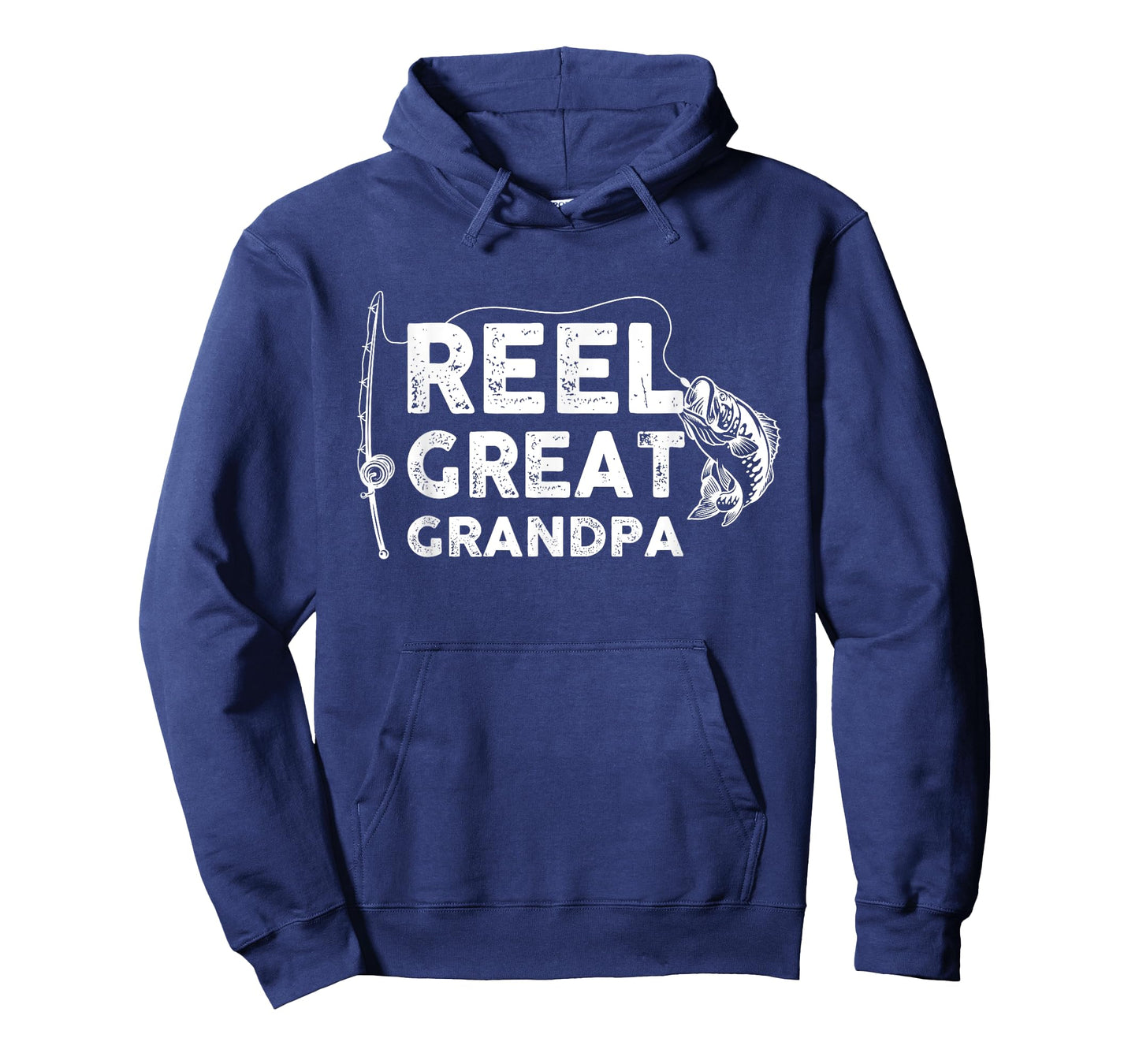 Reel Great Grandpa Fishing Daddy or Fisherman Grandpa T-Shirt