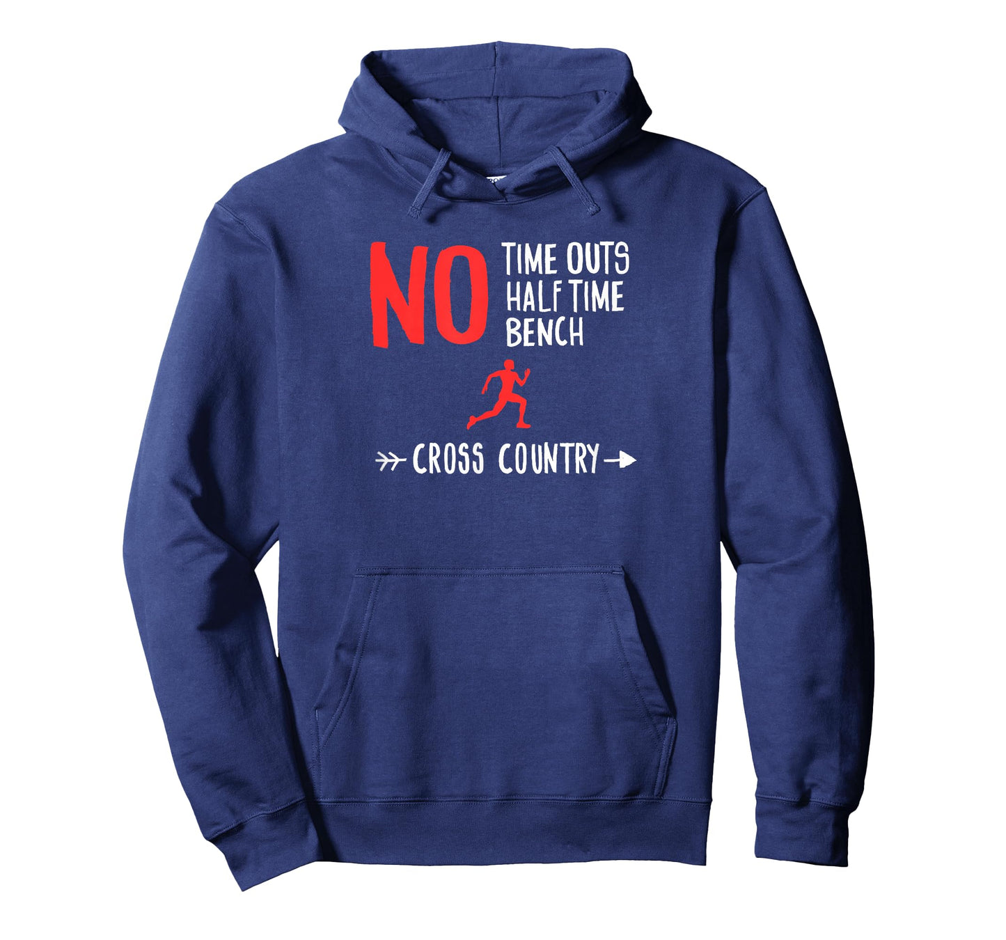 No Time Outs Half Time Bench Cross Country Running Shirt T-Shirt