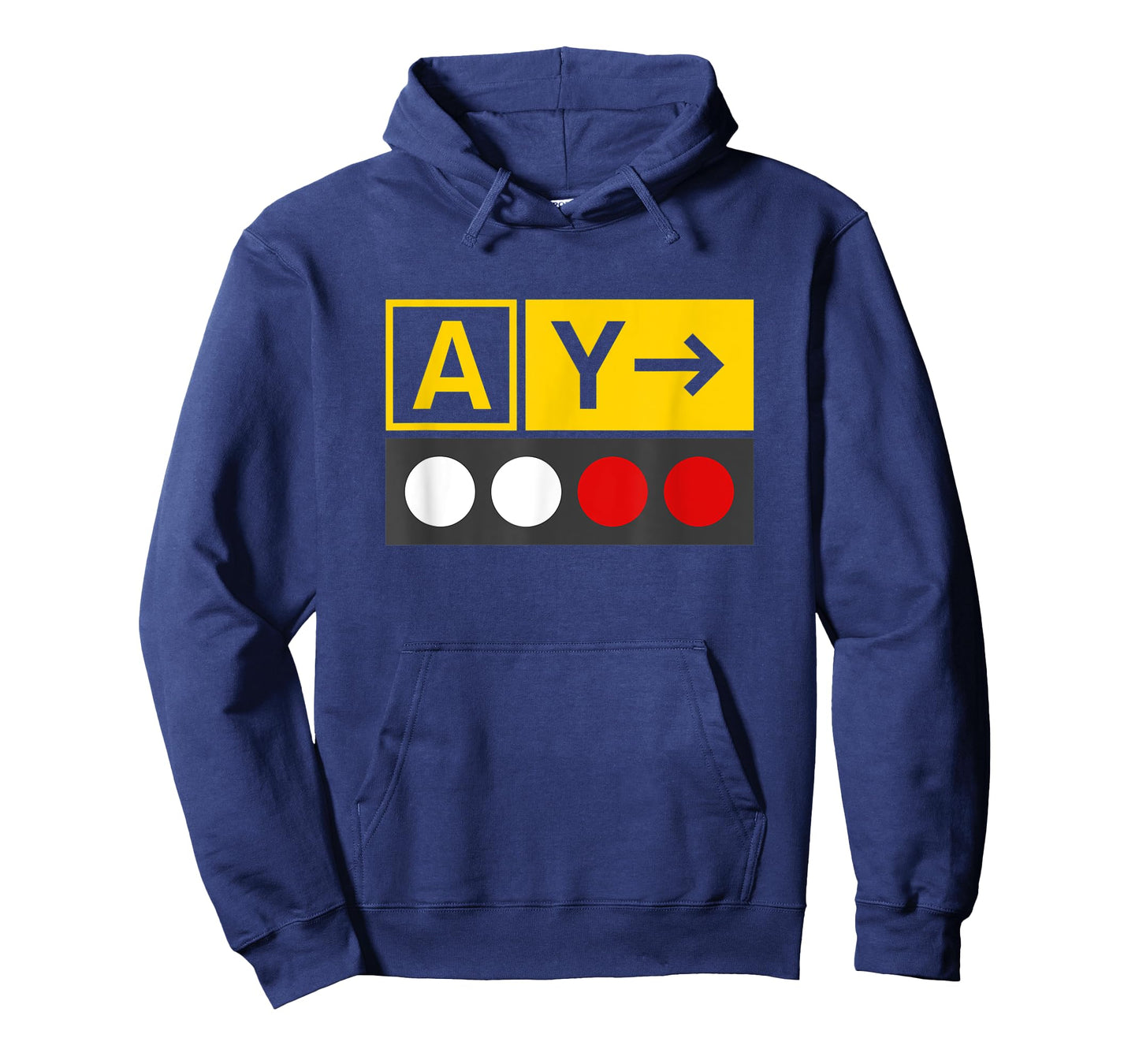 Airline Captain Pilot Taxiway Signs with Papi Lights T-Shirt