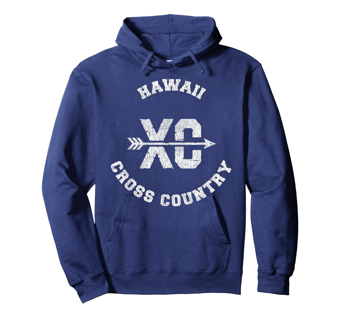 Hawaii Cross Country Retro Distressed XC Running T-Shirt