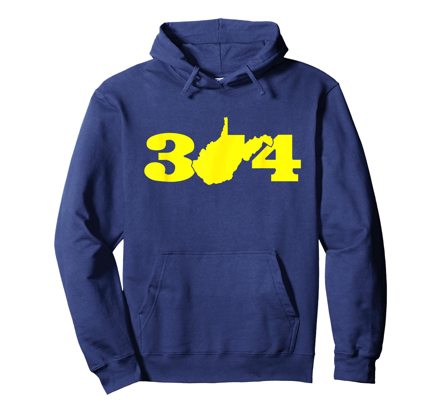 304 West Virginia Blue and Gold T-shirt