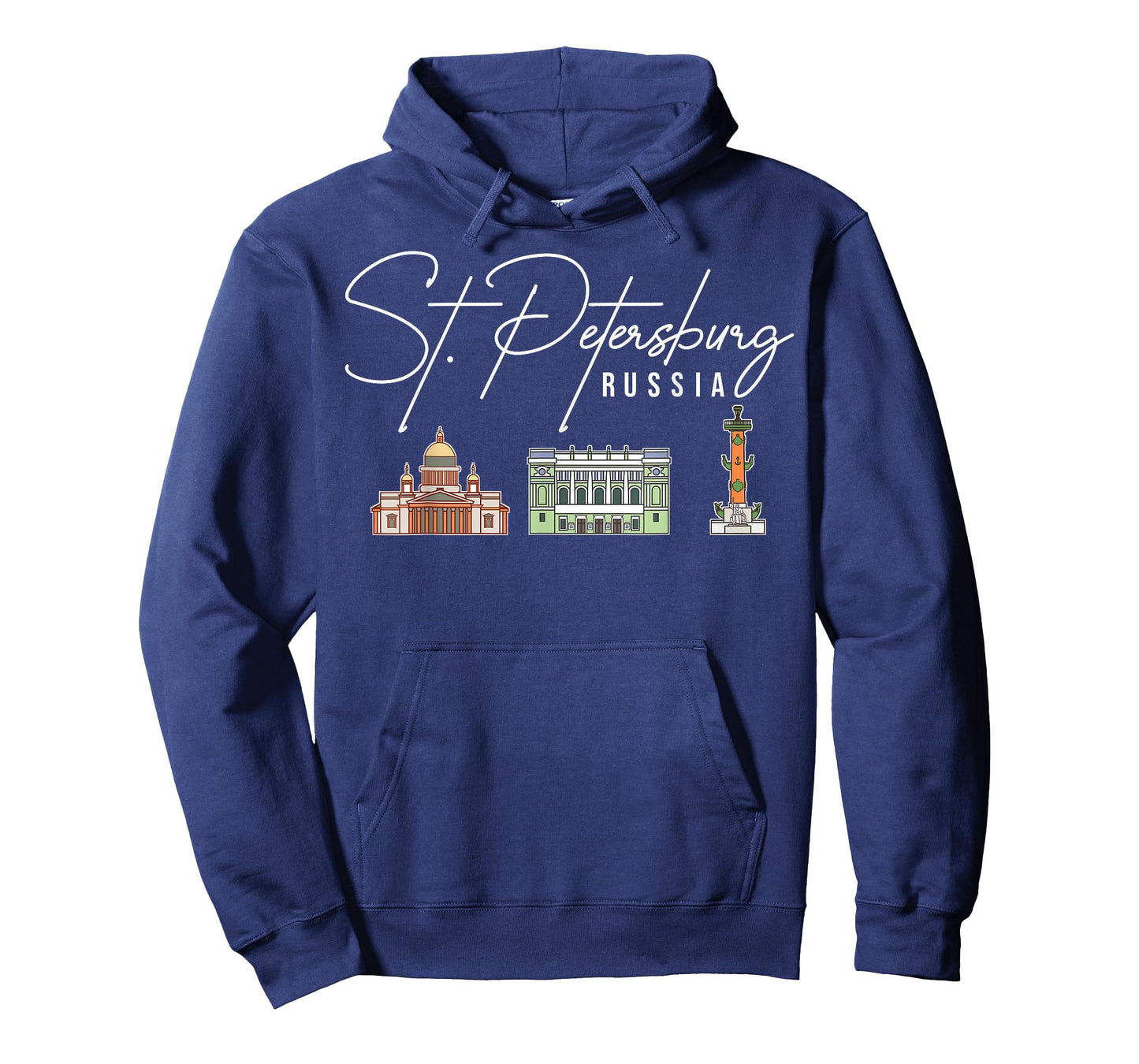 St. Petersburg Russia City Skyline Map Travel T-Shirt