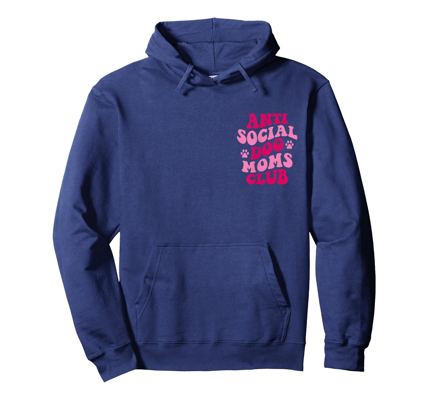 Anti Social Dog Moms Club Funny Dog Mom Apparel Groovy Women T-Shirt