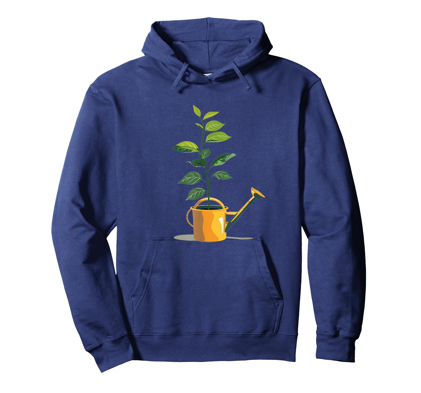 Potted Plant and Watering Can Graphic for a Cozy Garden T-Shirt