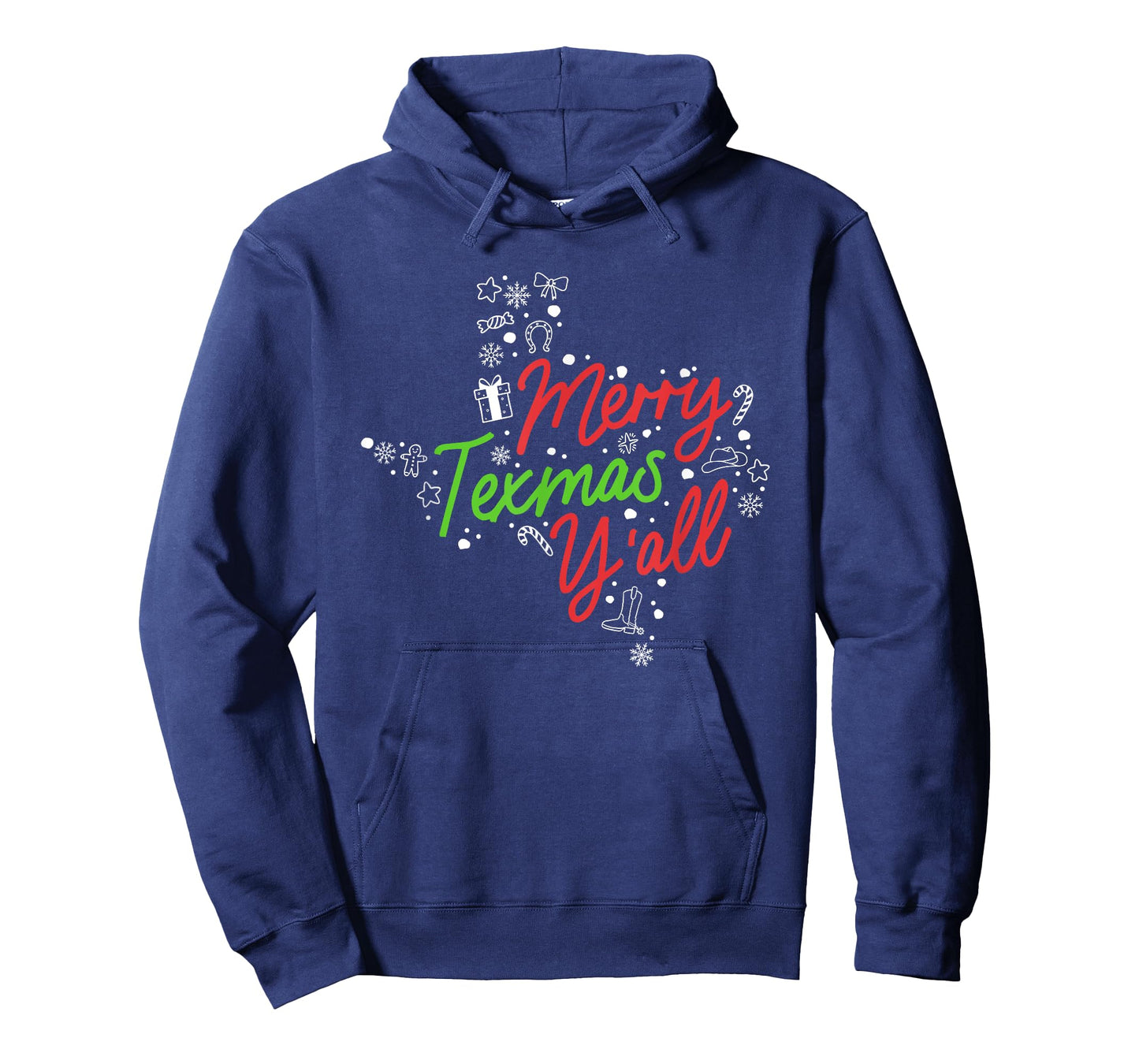Merry Texmas Y'all Cute Southern Christmas Texas Holidays T-Shirt