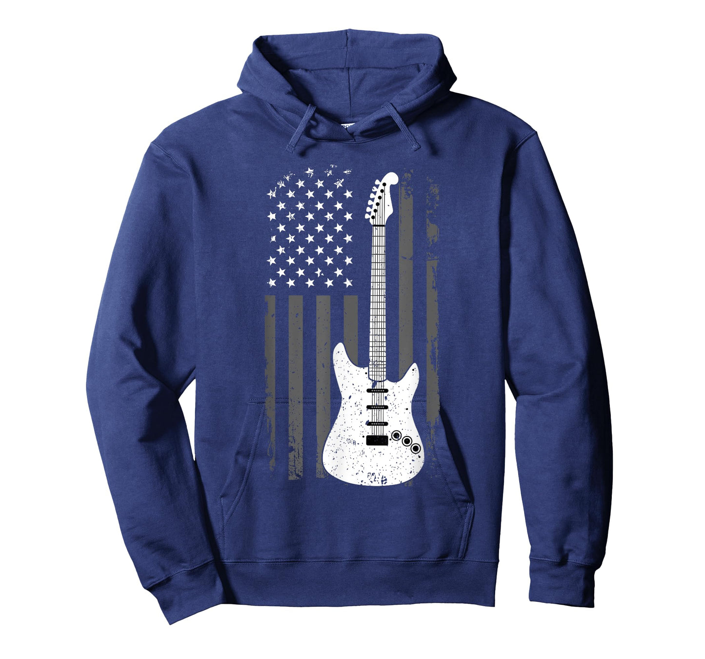 Guitar American US Flag Music Player Electric Guitarist Gift T-Shirt
