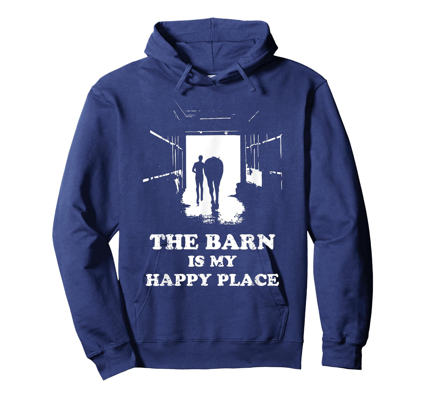 The Barn Is My Happy Place Horse Lover for Women Men Kids T-Shirt