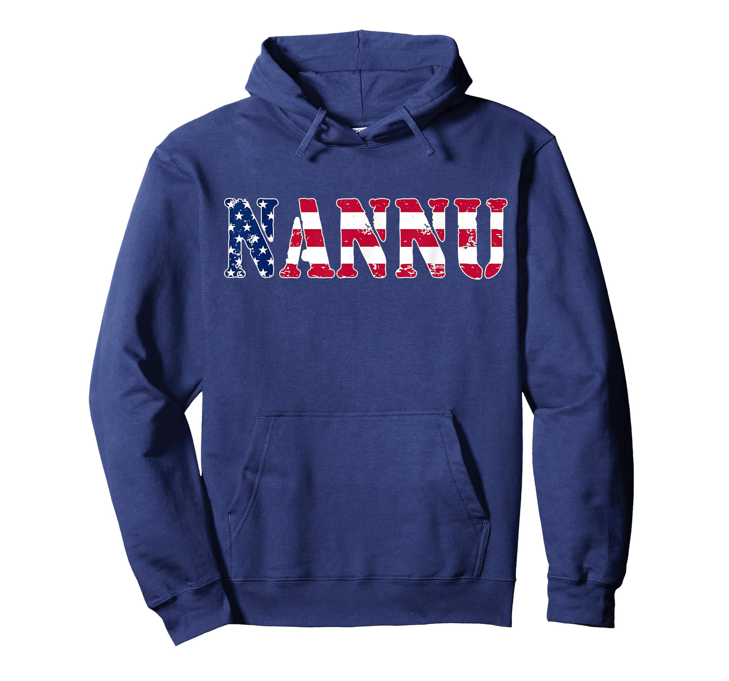 Vintage Nannu American Flag Patriotic 4th of July T-Shirt for Kids Men