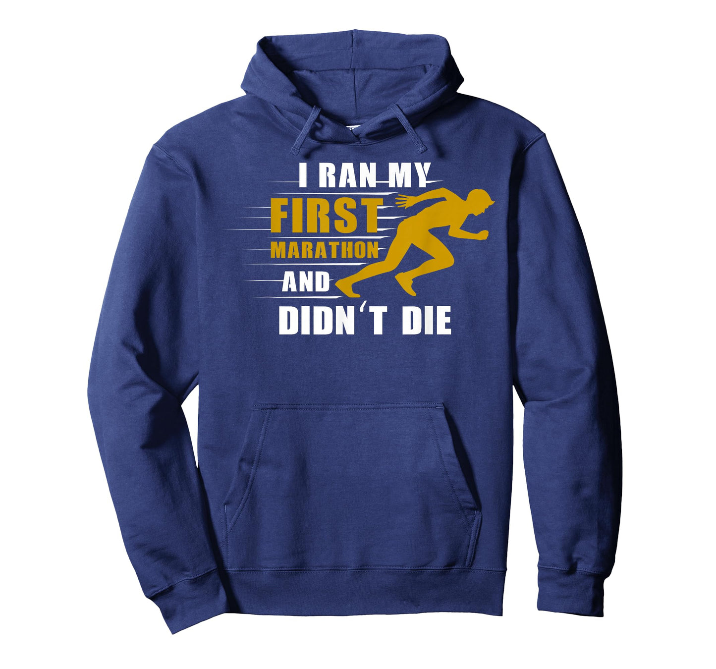 Ich lief meinen ersten Marathon lauf T-Shirt