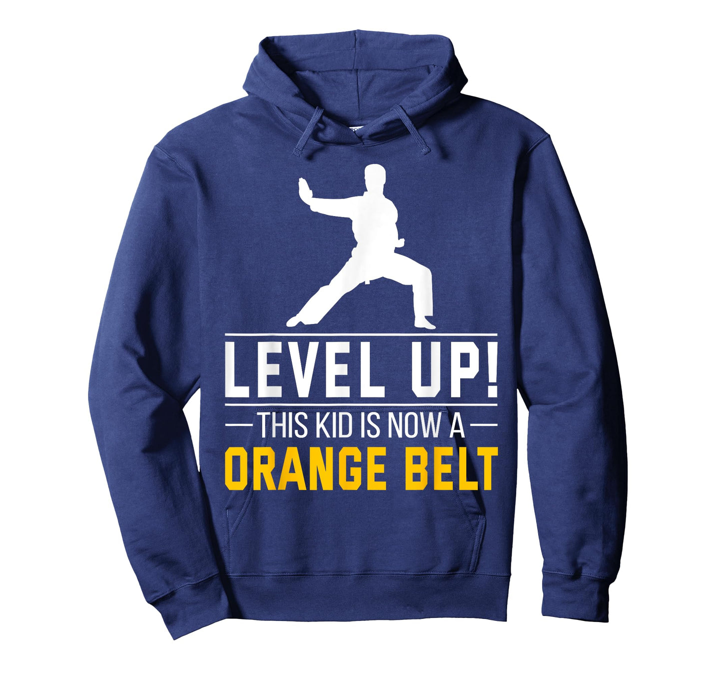 Level Up! This Kid is Now a Orange Belt Karate Award Gift T-Shirt